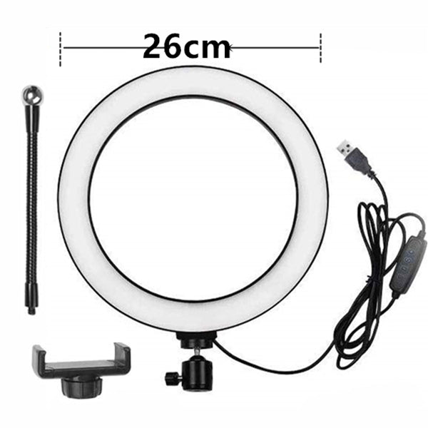 Illuminate Your Life with the Aluminum Alloy Live Tripod Ring Light